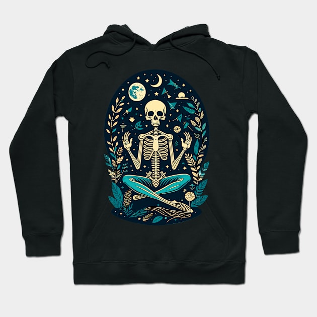 Spiritual Skeleton Hoodie by DeathAnarchy